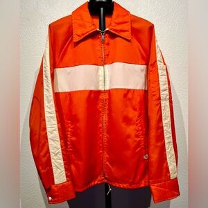 Vintage Orange & White Pylon Windbreaker - Size M-L (Men’s)